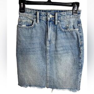All Saints Women’s Denim Distressed Jean Skirt - Size US 0 - perfect condition!